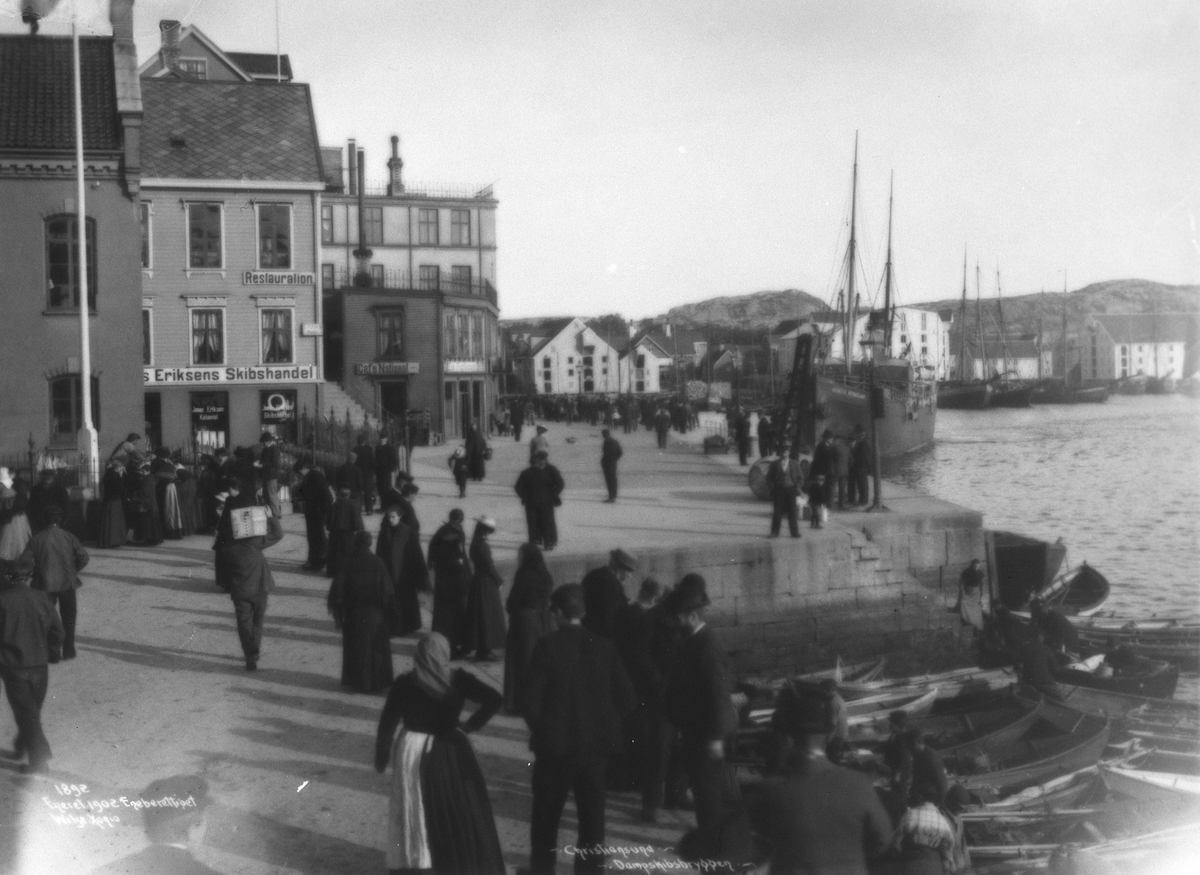 Kristiansund - Dampskipsbryggen 25.sept. 1902