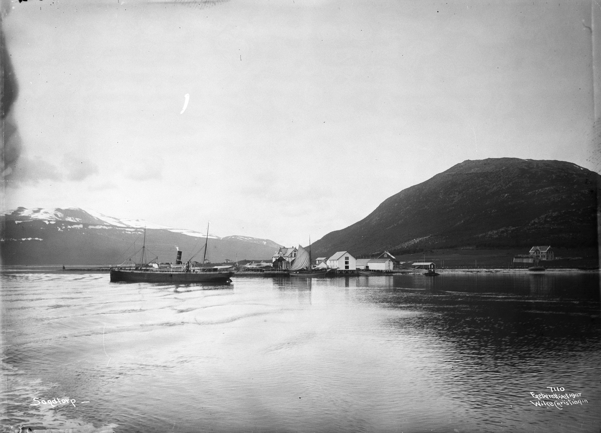 Dampskipet D/S Tordenskjold. Fotografert i 1907.