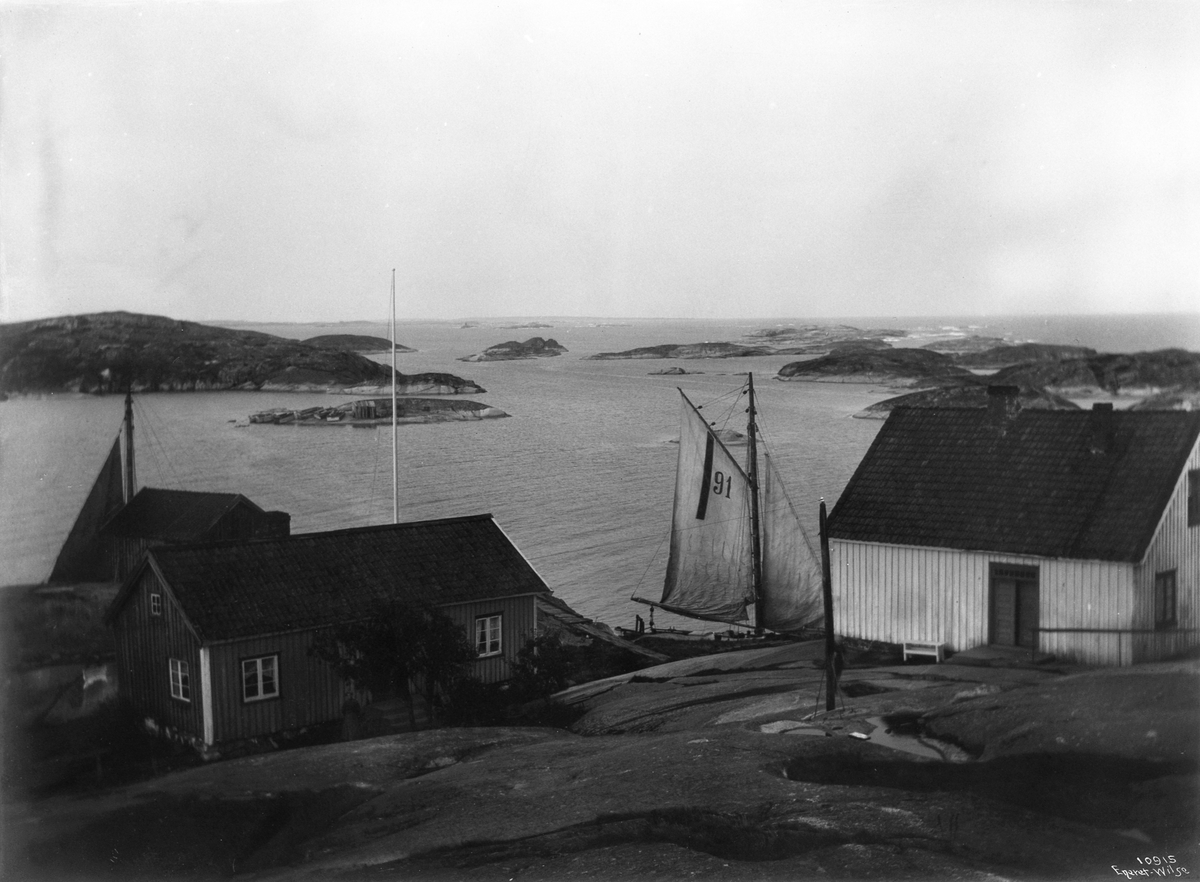 Skjærgården ved Portør losstasjon  16/10 1909