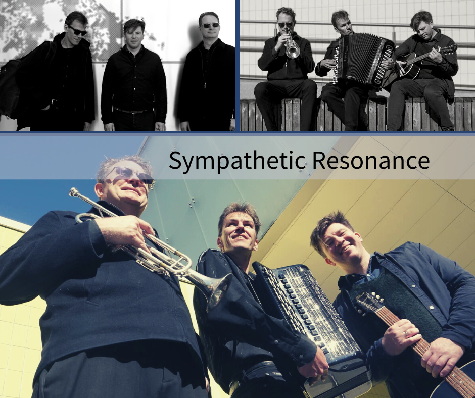 Sympathetic resonance - trio, trompet, trekkspill og gitar