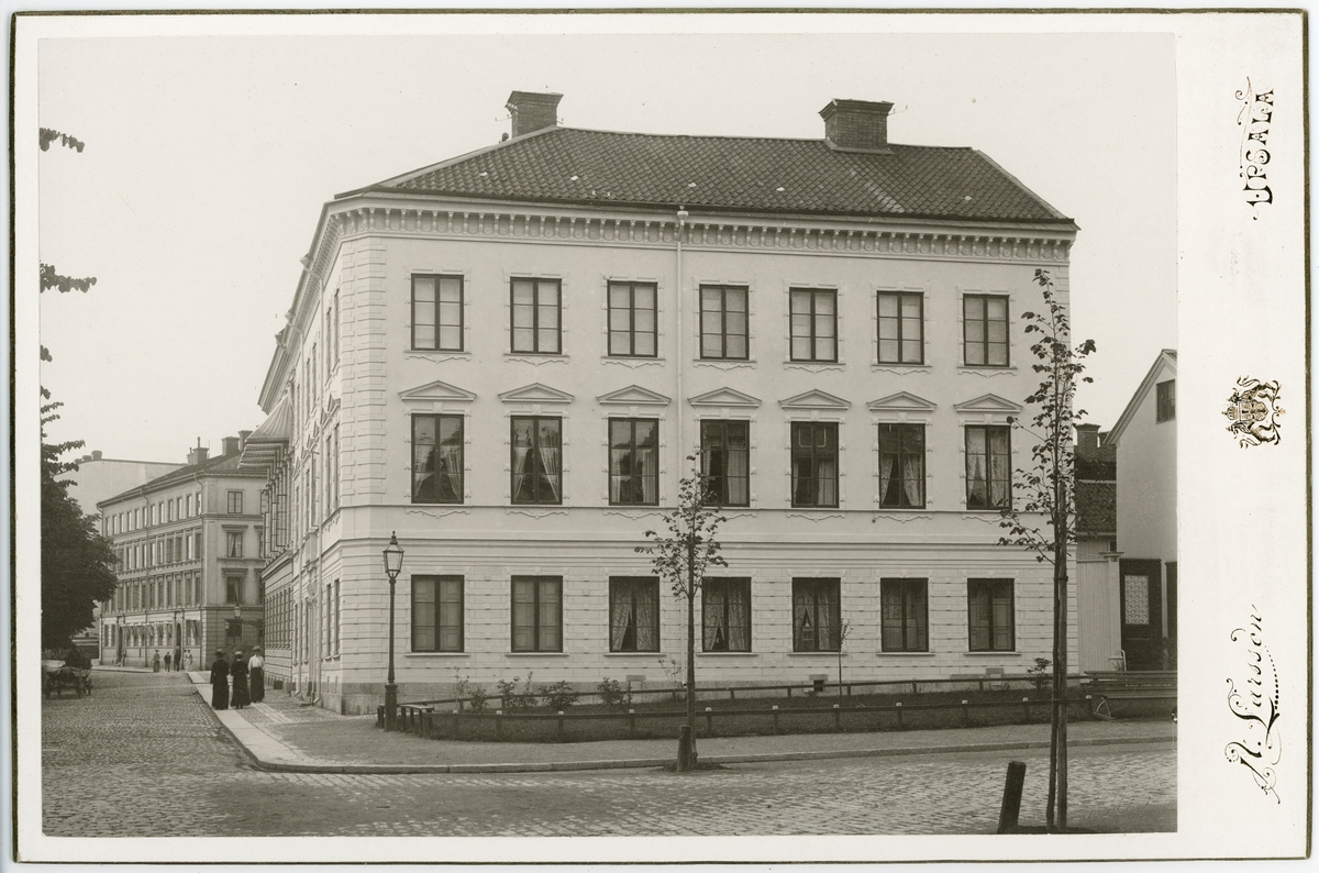 Kabinettskort - kvarteret Kroken, Uppsala 1905