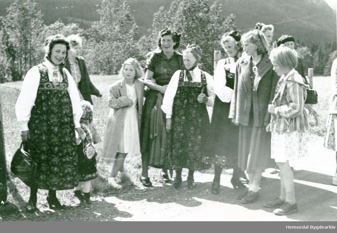 Hemsedal kyrkje: Bispevisitas 23. juli i 1950