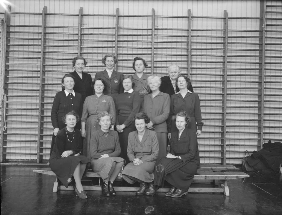 Lillehamme Folkeskole 1957. Lærerpersonalet.