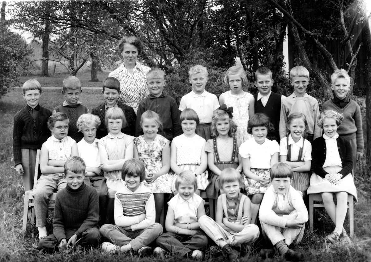Gudhems skola klass 1, 1950.