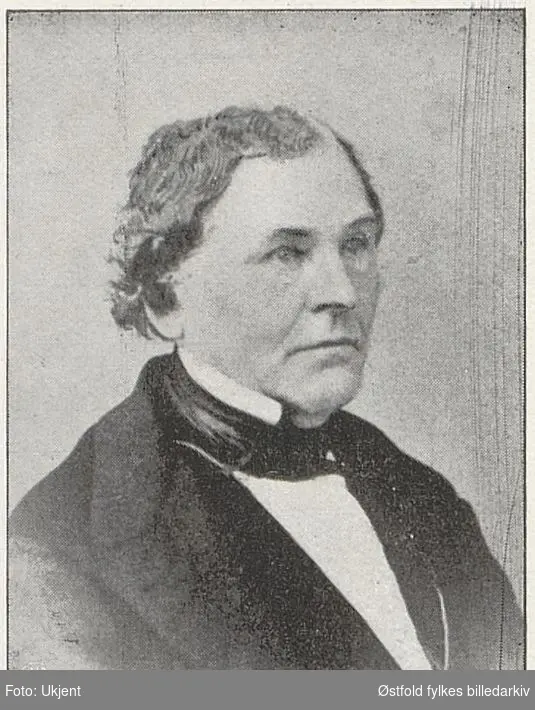 Portrett av kirkesanger Andresen, ordfører 1850-51 i Tune.