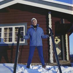 Geilo vinter 1962 - inne i hytte