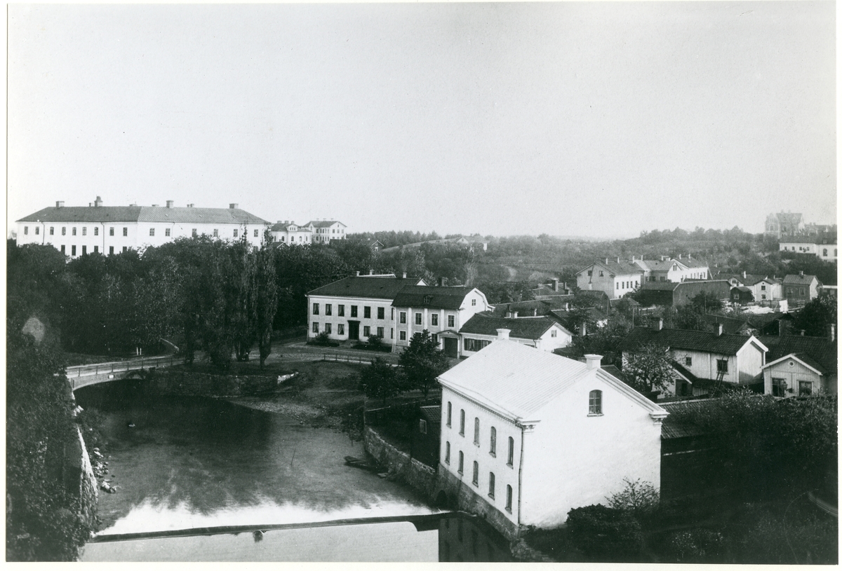Västerås, Stadsparken.
Wickholms kvarn vid Svartån, c:a 1880-1890.