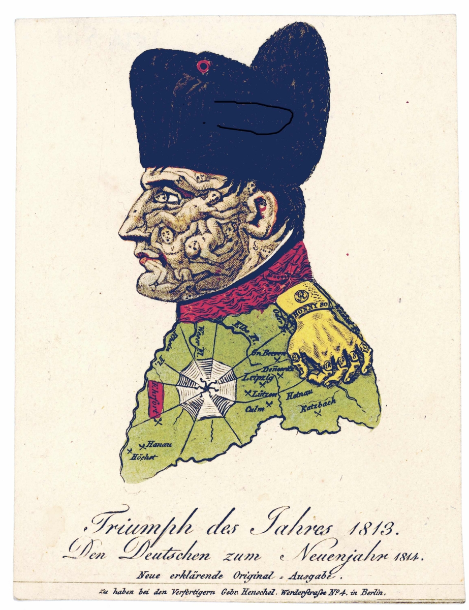 Skämtteckning av kejsare Napoleon