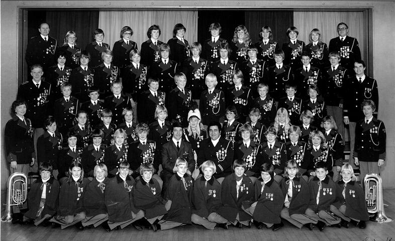 Tindlund skolekorps i 1978