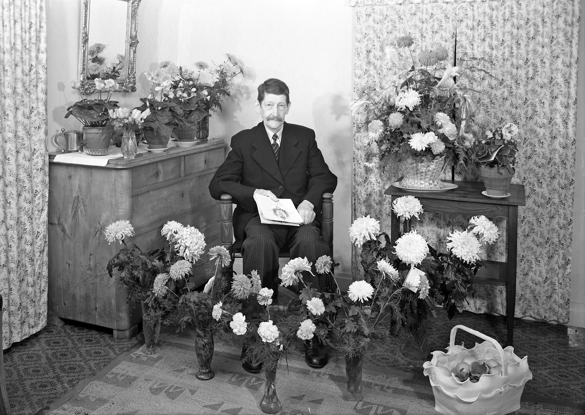 Målare Martin Lindblom, 70 år, 4 nov 1948. Prästeryd.