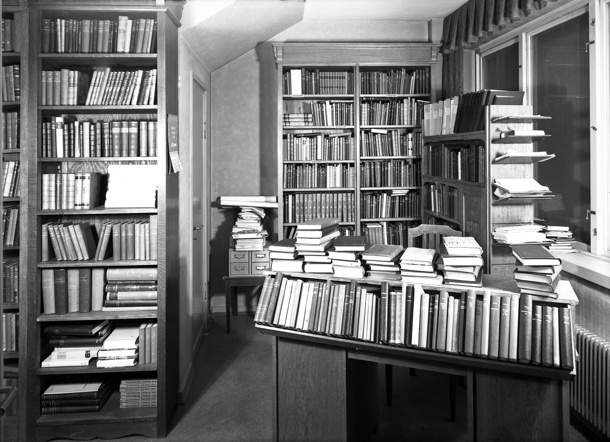 ABFs bibliotek i Folkets hus. 15 jan 1950