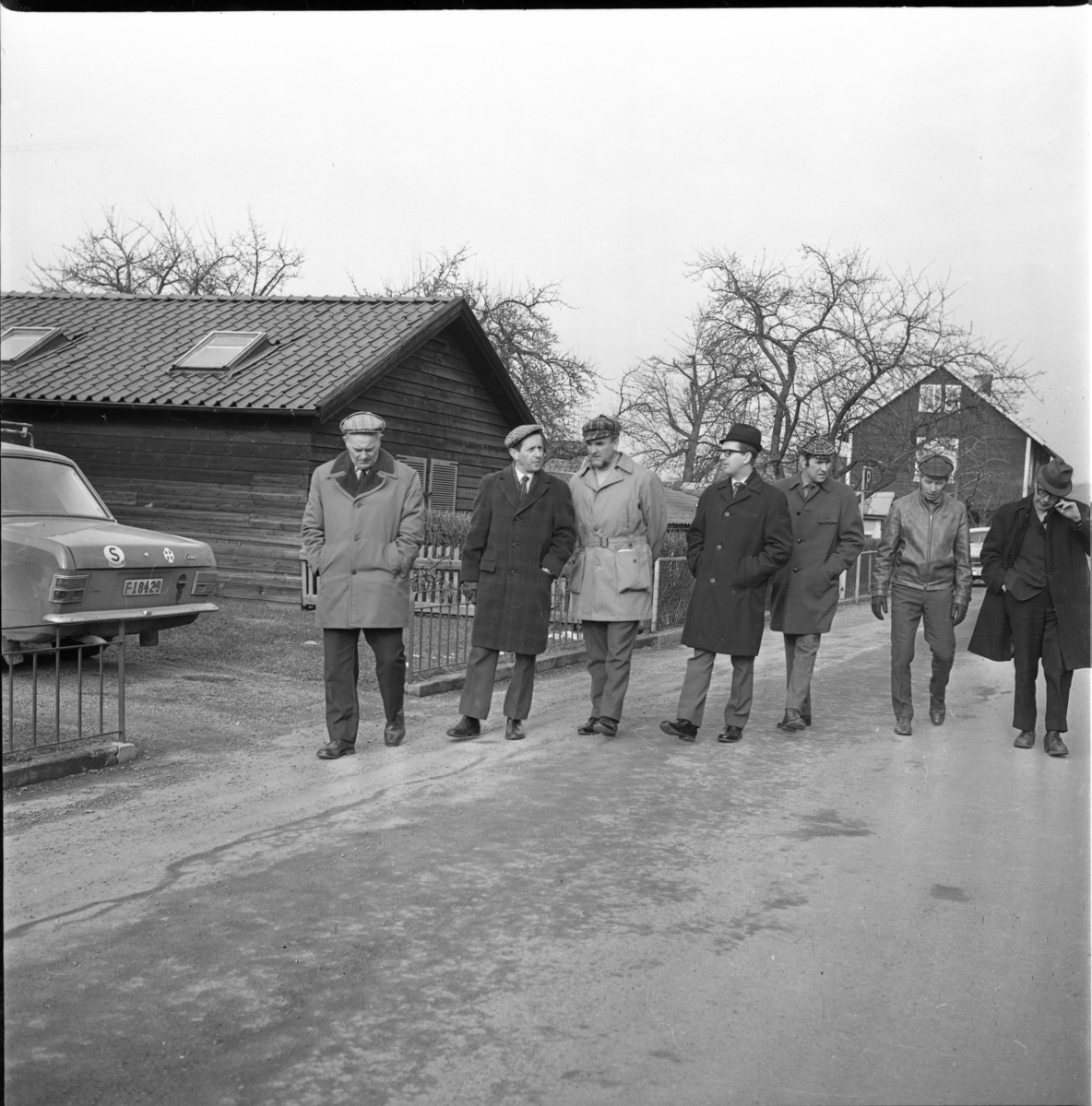 Jönköpings turistnämnd på besök i Gränna 1971