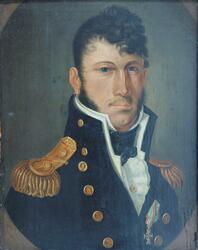 Portrett av kommandørkaptein Christian Frederik Klinck [Male