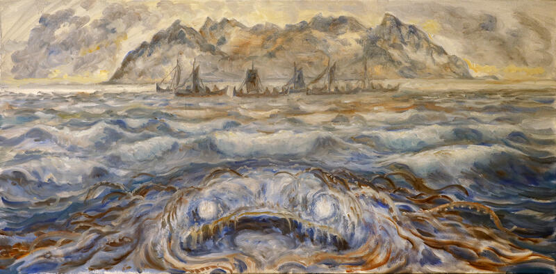 maleri av Kraken