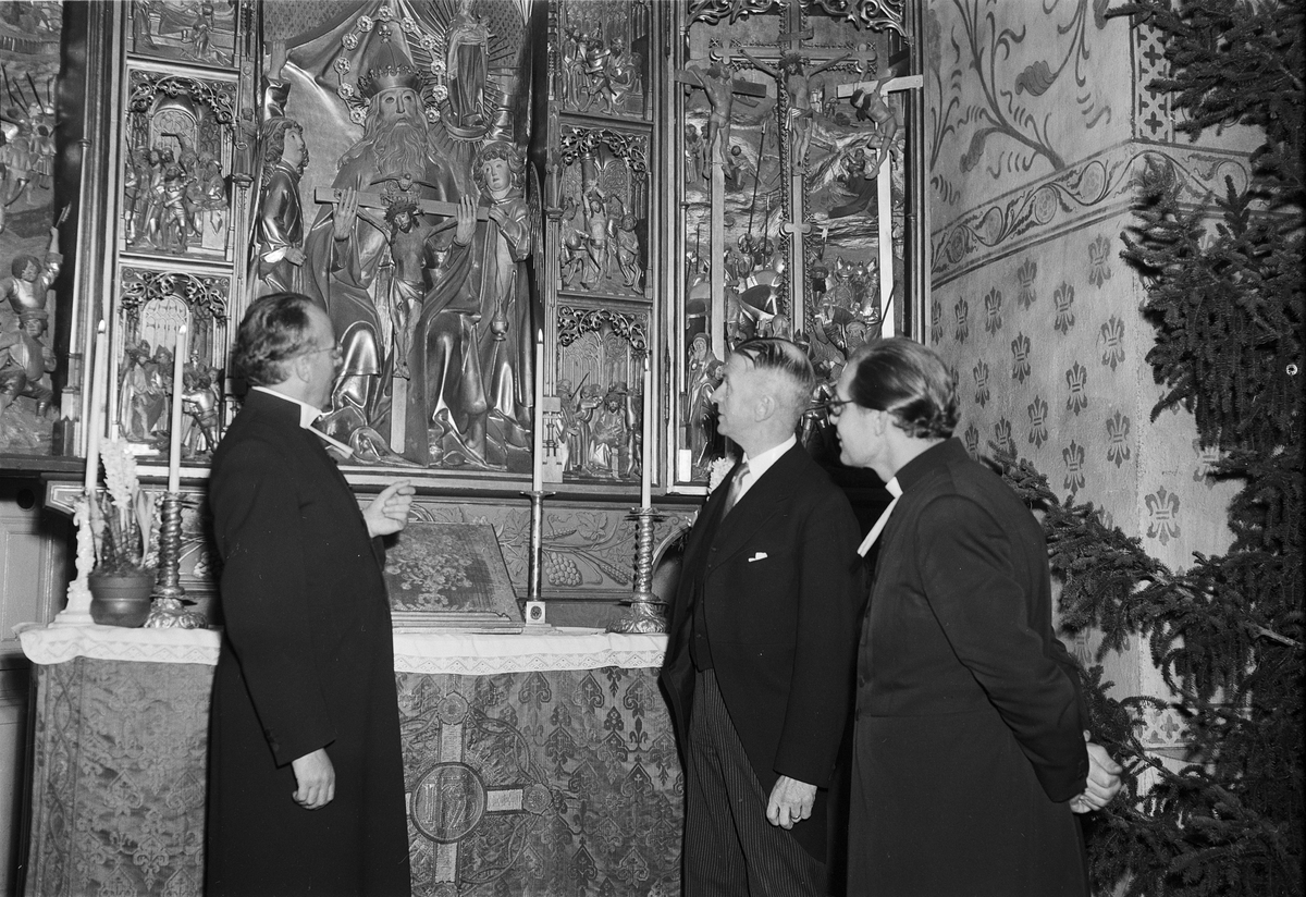Invigning, Funbo kyrka, Uppland 1951