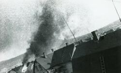 Bombing av Kirkenes under krigen 27.Juni 1944.