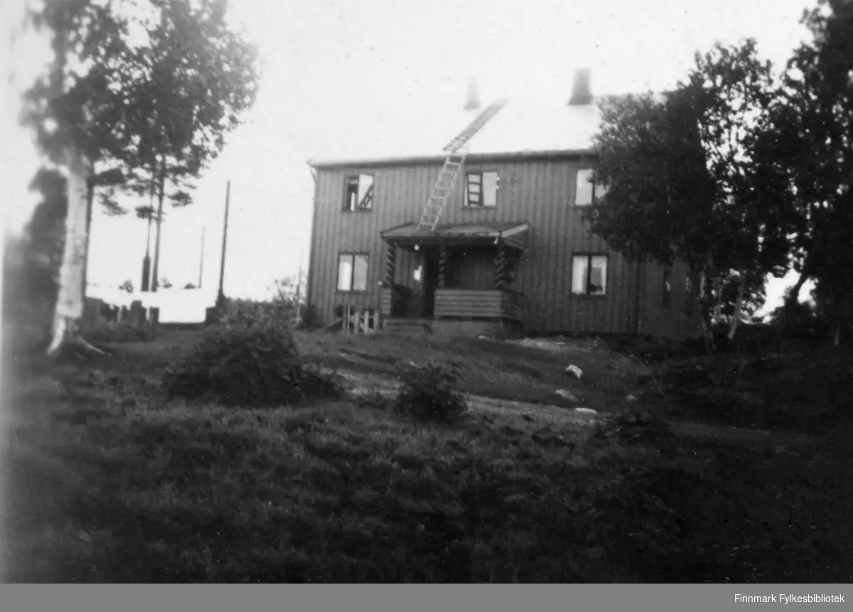 Skogvokterboligen, Skogfoss i Pasvik, 1947.