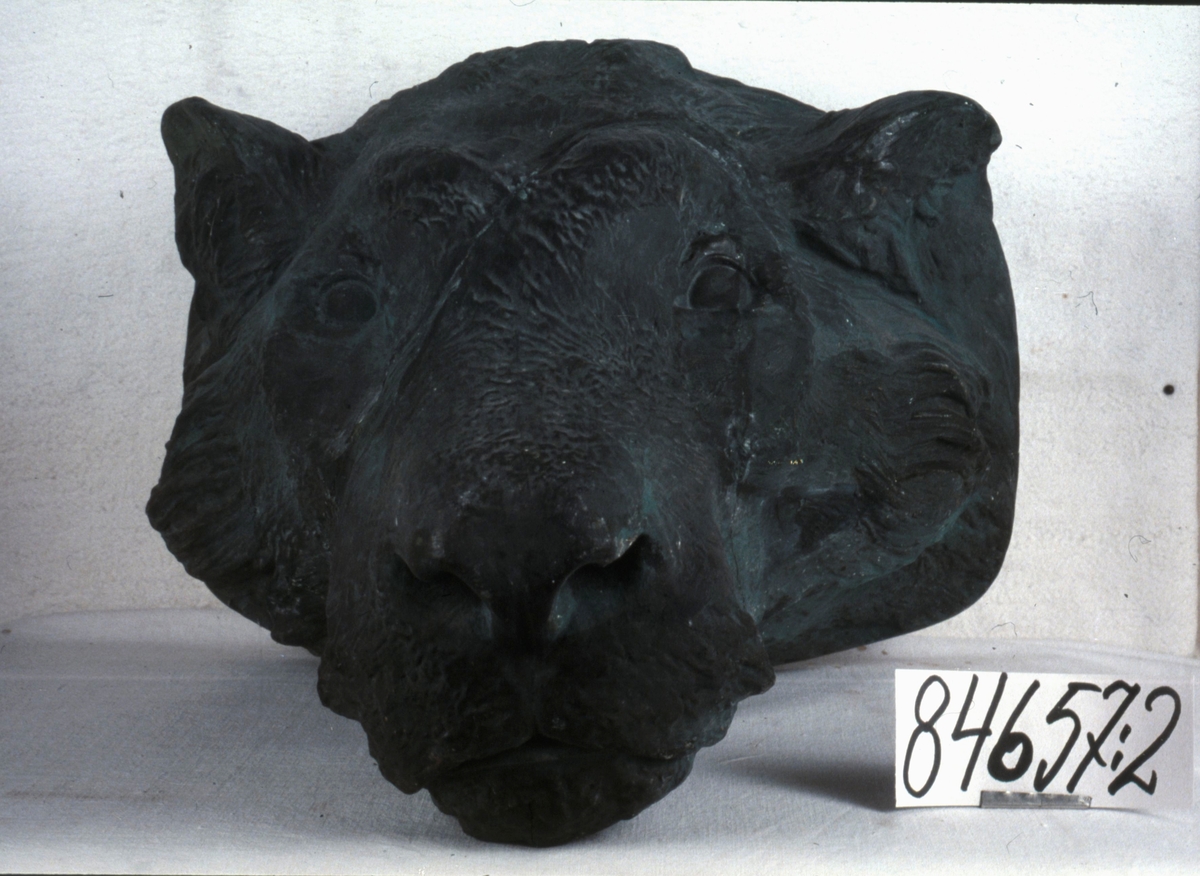 Skulptur, lejonhuvud