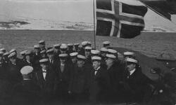 Sangerstevne i Vardø år 1919. Her ombord på skipet D/S Pasvi