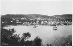 Utsikt fra Gangsås mot Seljestad og Harstadbotn.