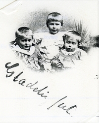 Hans Bjørnstads barn 1890 i Sarpsborg.