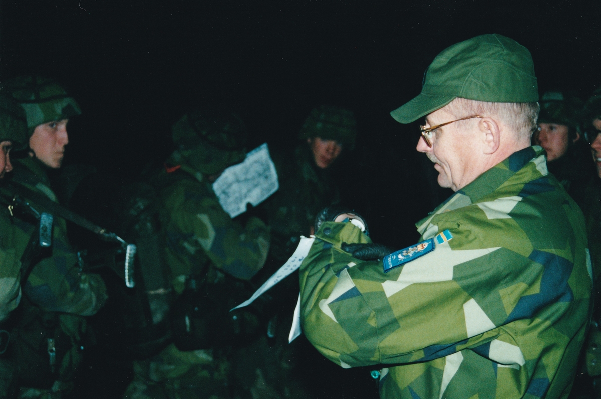 Major Håkan Nyström. T 2 gruppfälttävlan november 2001.