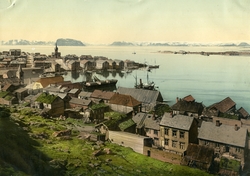 Hammerfest fra St. Hans Haugen. Bildet kommer fra fotoalbum 