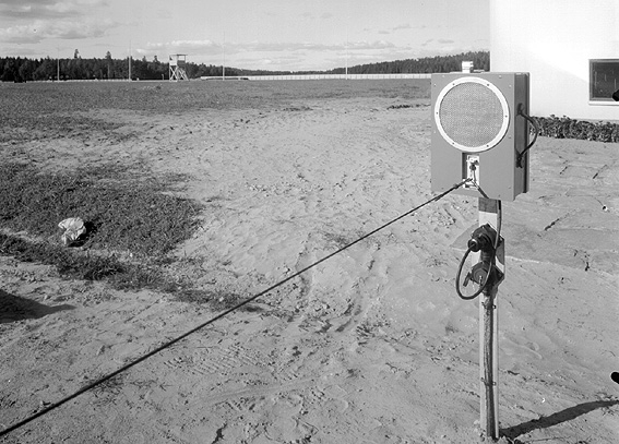 Förmodligen utrustning för telefoni.
Fotografens ant: Telefon A-B. L.M. Ericsson. Stockholm