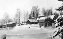 Tømmerbygninger på Maihaugen, Lillehammer.