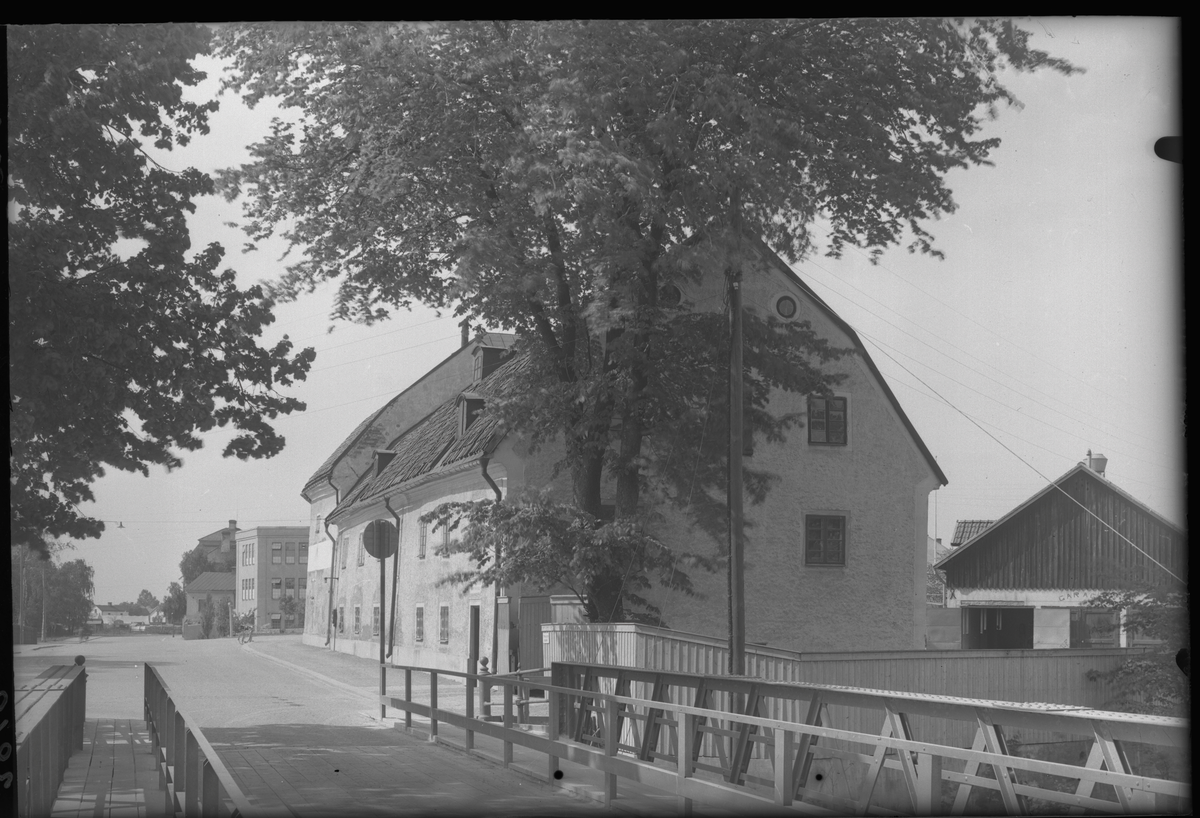 Gamla Bryggeriet från bron, Köping.