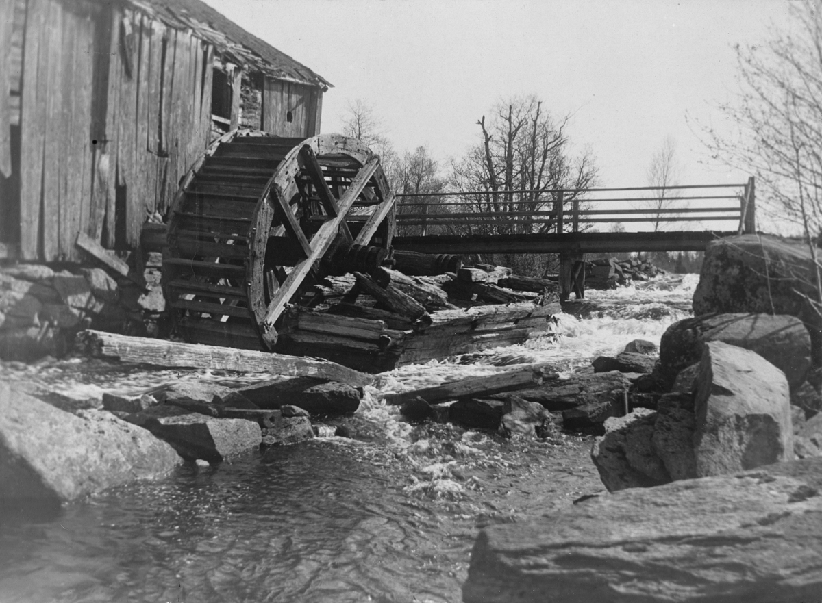 Lessebo bruk 1915. Kvarnfall vid Sölaryd.