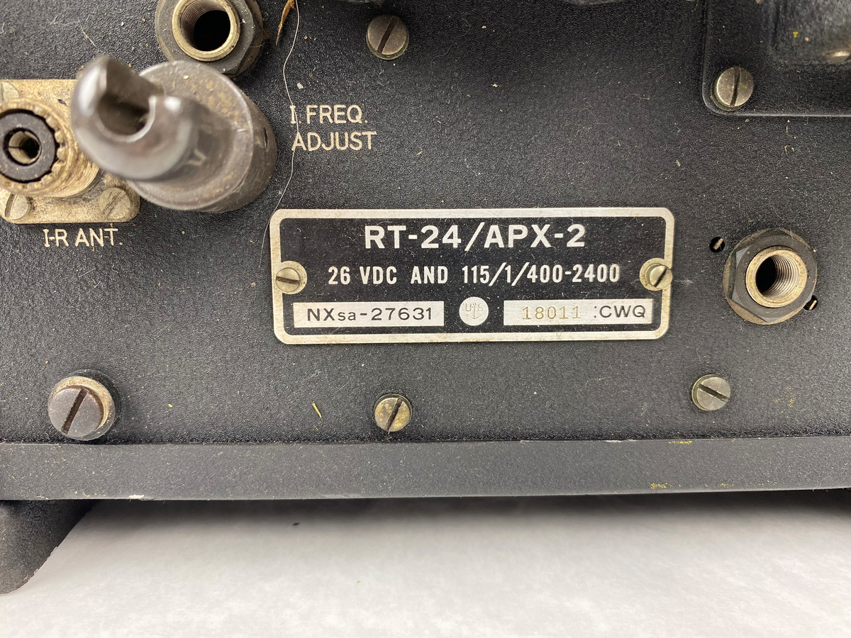 Igenkänningsenhet RT-24/APX-2