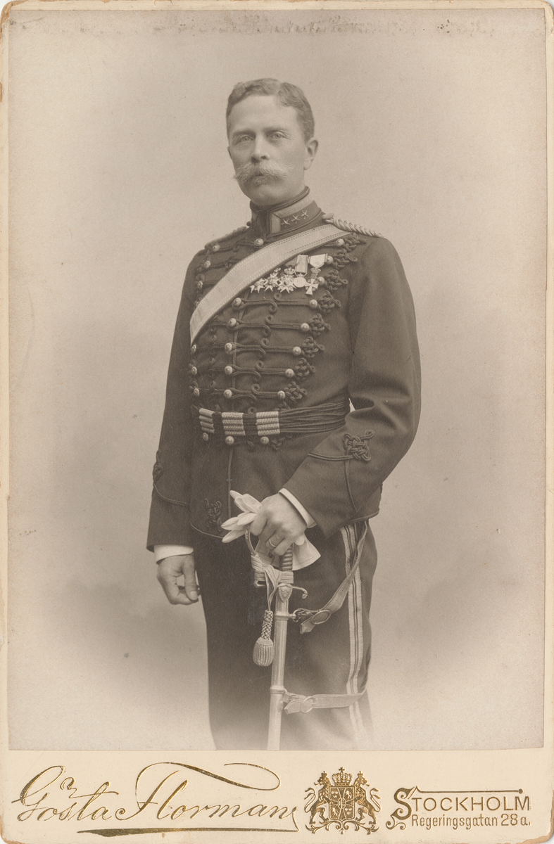 Porträtt av Jacques de Laval, överste och chef för Andra Göta artilleriregemente.