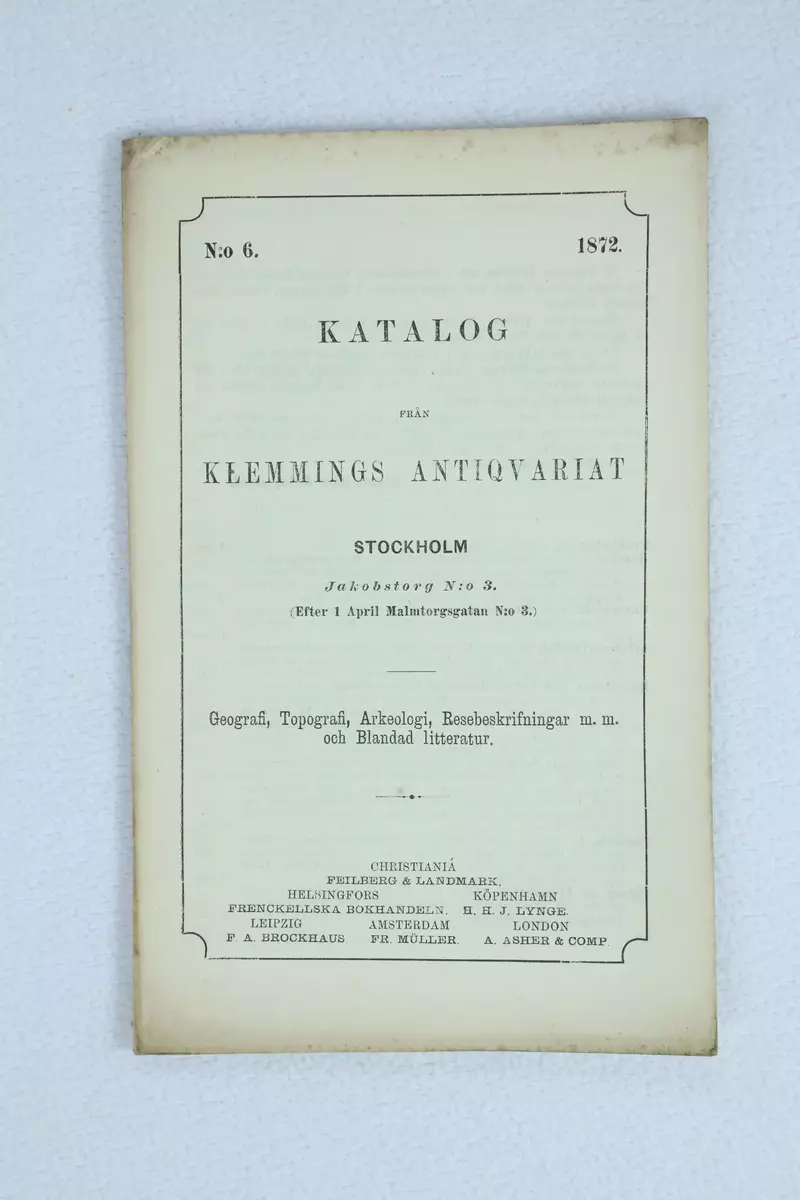 Katalogar frå boksamlinga til Ivar Aasen