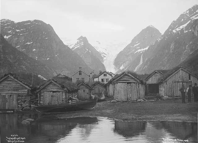 Prot: Nordfjord - Rustøen ved Oldenvann Juni 1906
