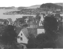 Prot: Kragerø - Gamle Kirke med Øen 5/12 1909