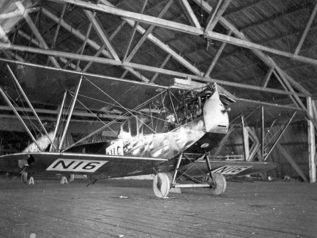 N16; en Phoenix Brandenburg C.1, ble i 1920 importert fra Østerrike av Leif Lier. Flyet ble montert og sertifisert 2. april 1921 og få dager senere totalskadet under en hard landing på Kjeller under det nordiske vinterflystevnet.