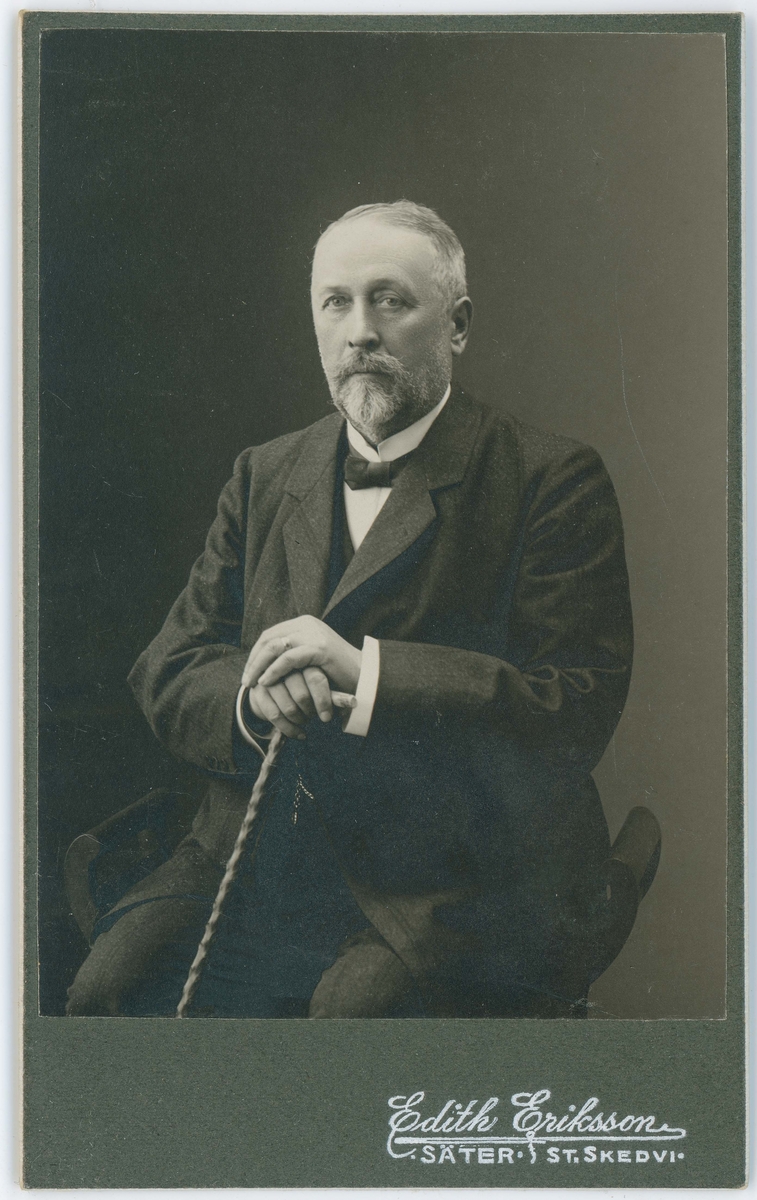 Porträtt på Emil Lindquist.