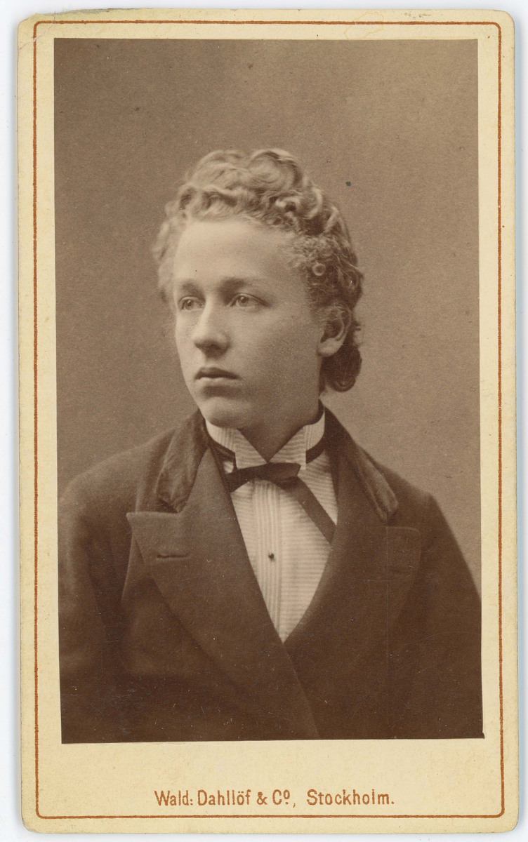Porträtt på Gustaf Lindquist.