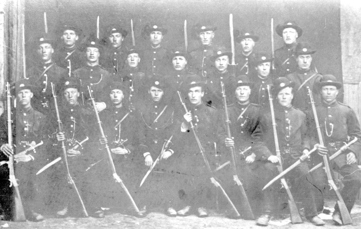 Soldater på Trandum.