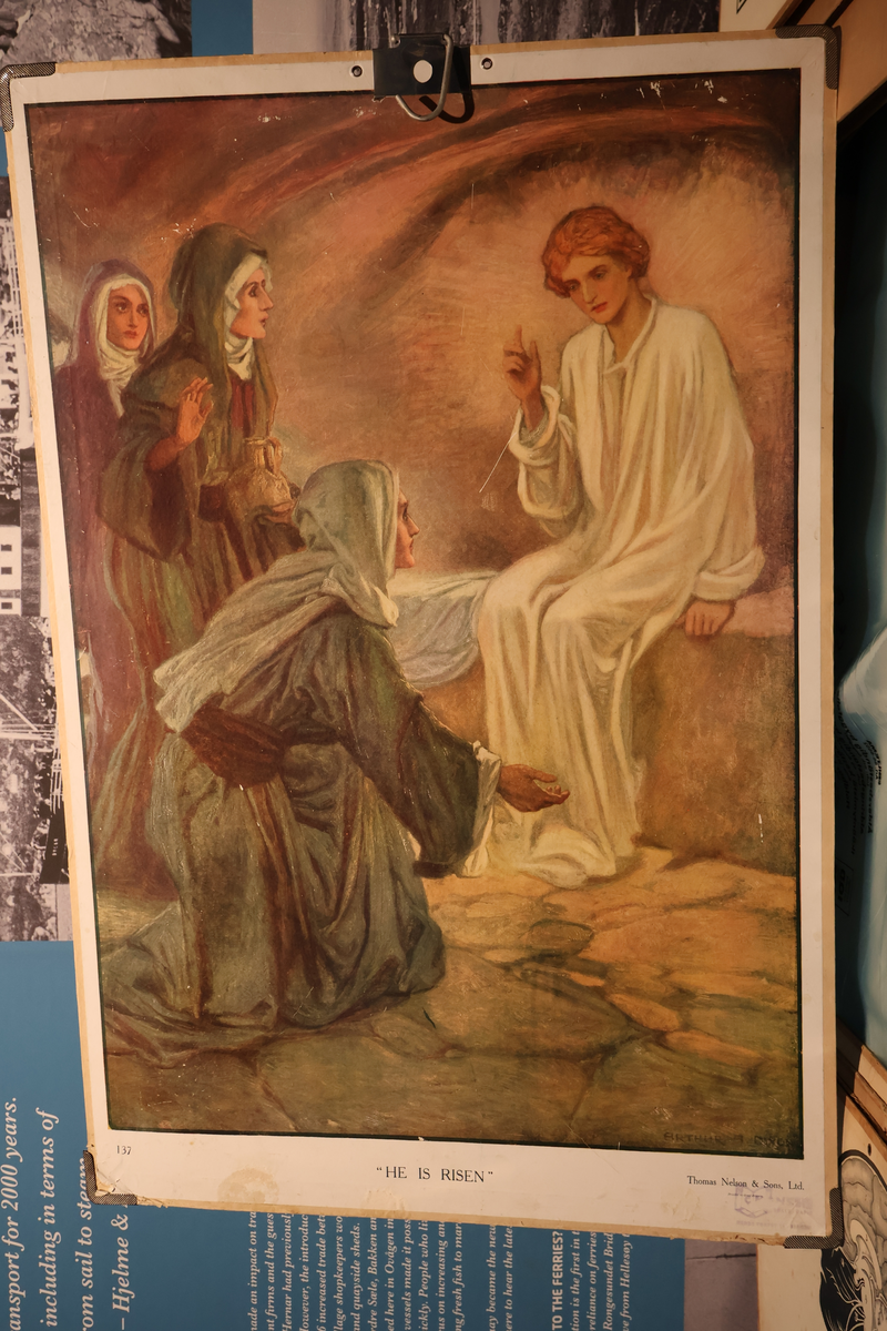Maria Magdalena får vite at Jesus er stått opp frå dei døde.