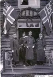 Kronprins besøk i 1898 på Øyes hotell  Oberst Kirk, grev Ham