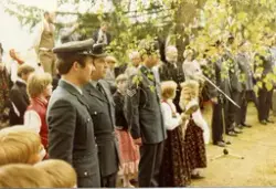 Krigsminne
Sermonien ved de britiske gravene 17.mai 1981. T.