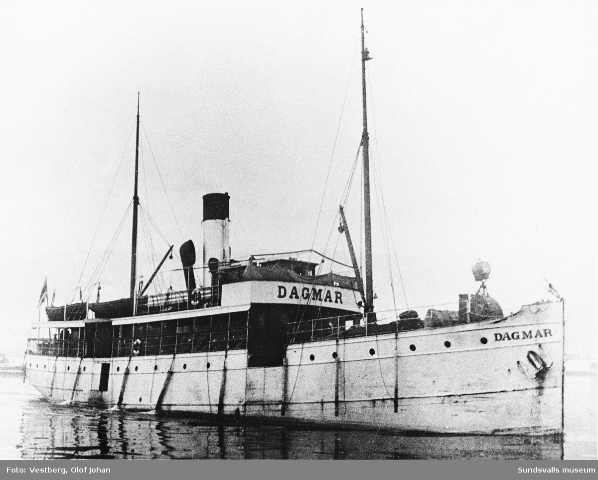 Passagerarbåten Dagmar som under en tid trafikerade Sundsvall-Härnösand-Vasa.
