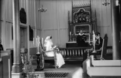 «Bryllupet til Lars 25.04.1959».bruden Oddny Marøy (fra Harø