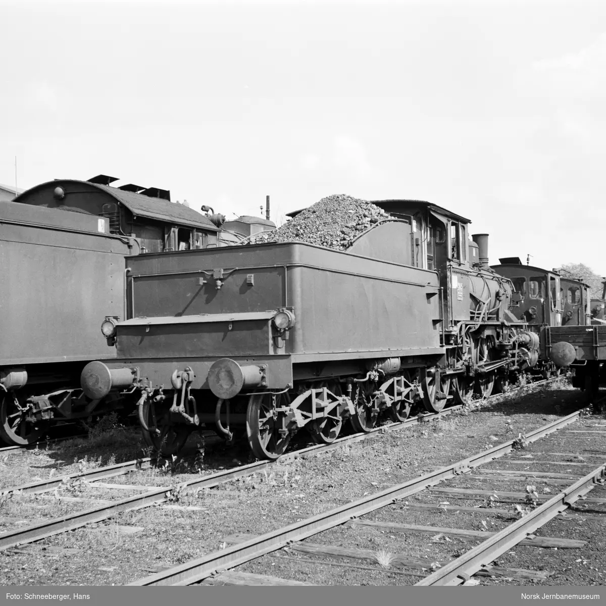Damplokomotiv type 27a nr. 305 i Lodalen i Oslo