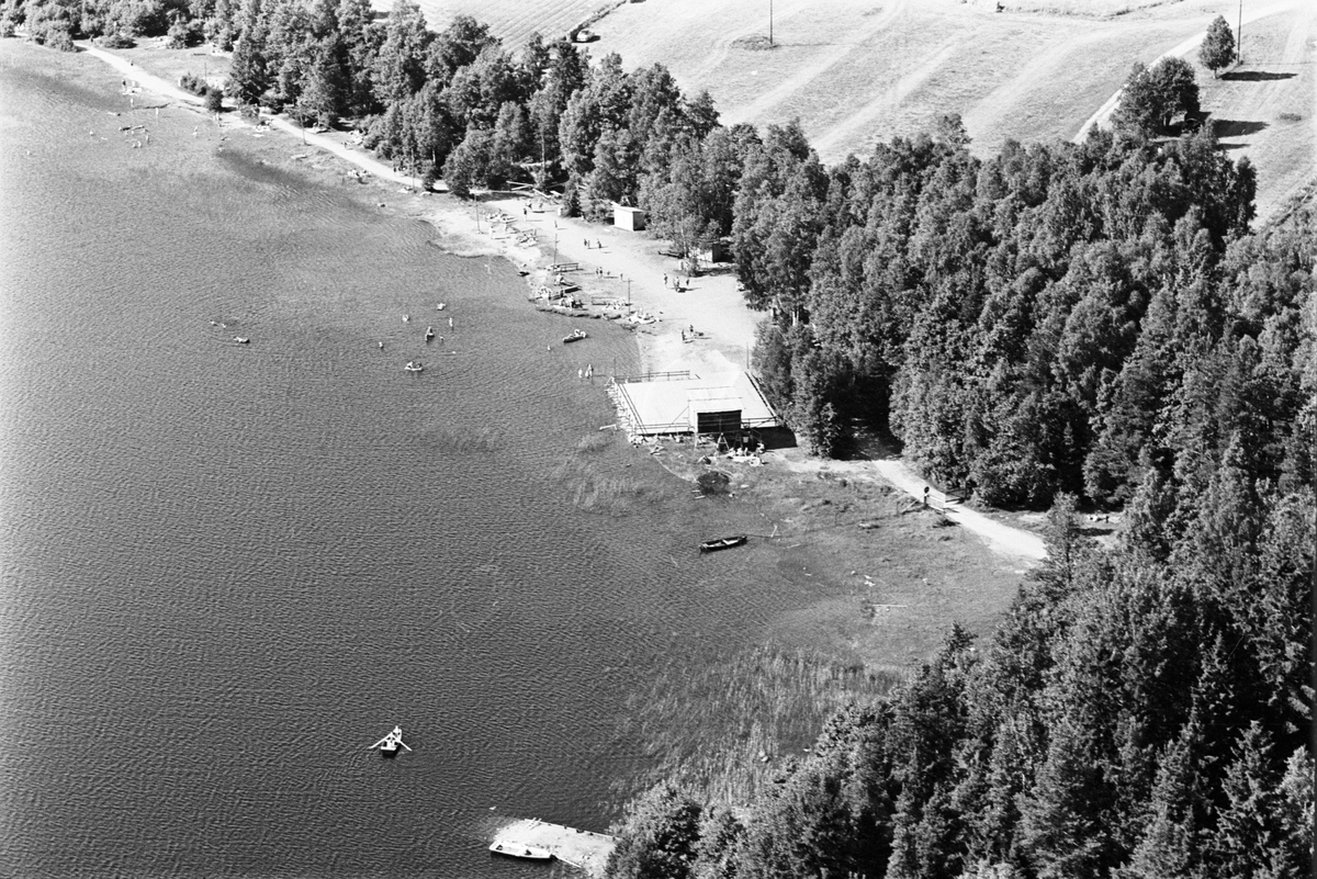 Siggefora badet, Uppland juli 1965