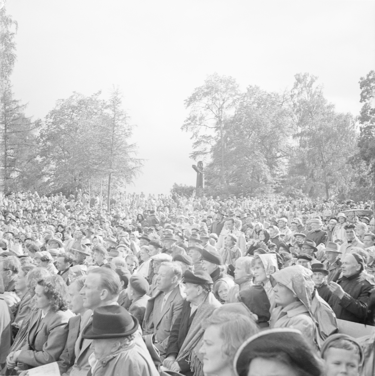 Bygdespel, Söderfors bruk, Tierp, Uppland juni 1952