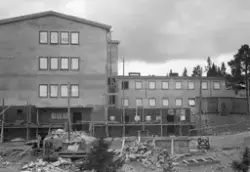Haukåsen sykehus under bygging