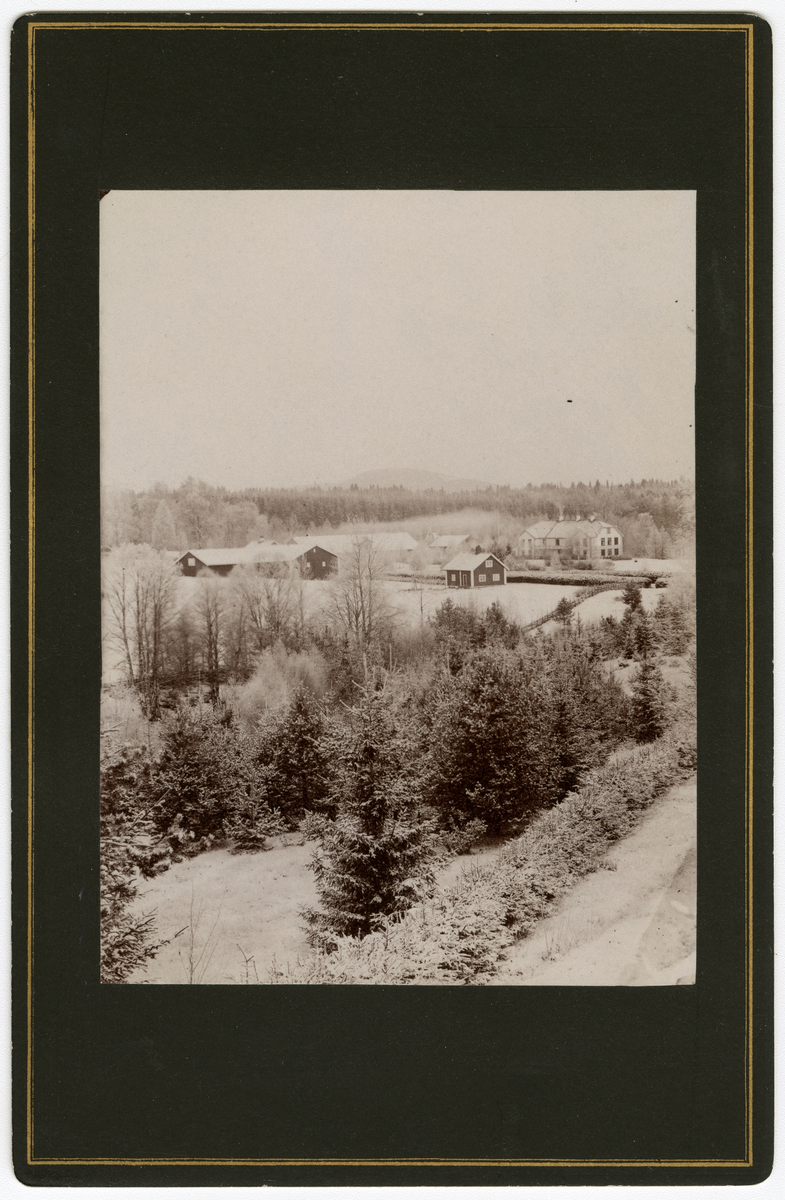 Parti av Dal gård, foto tatt ca. 1875 - 1885